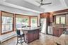 Fabulous center island with storage and seating.