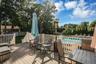 Deck overlooking pool.