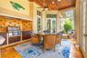 Summer kitchen, screened patio & entry to casita