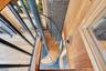Connecting stairs in sunroom