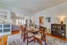 The Dining Room can accommodate a large table for gathering, along with room for a buffet. Beautiful craftsman columns and more built-ins add so much 