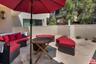 Private patio off great room