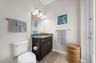 Convenient Guest Bath With Granite Countertop!