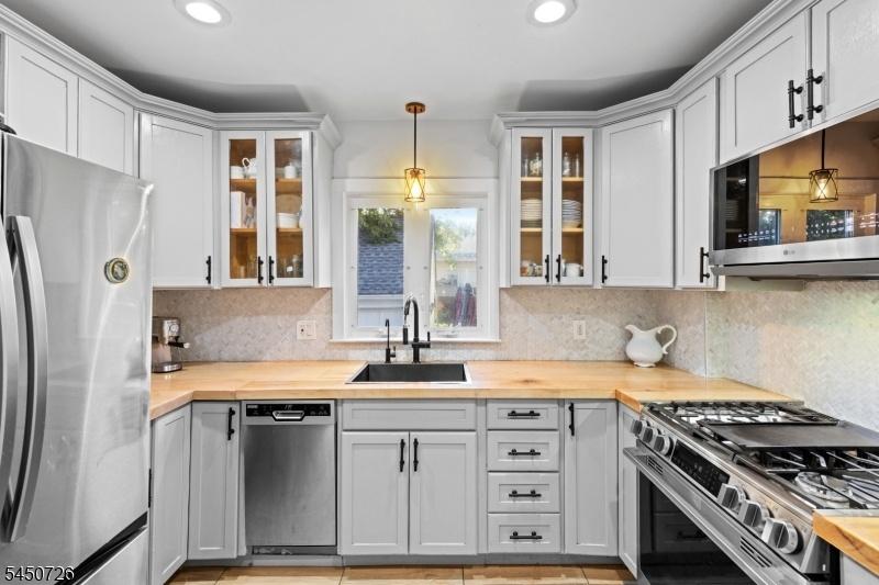 1st fl kit handmade cabinets