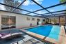 Private, screened in pool