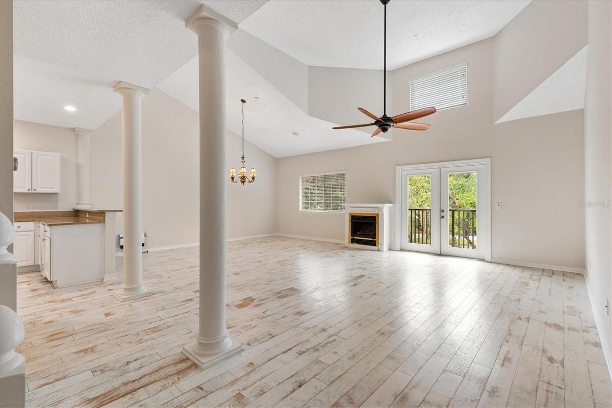 2nd Floor-Open Floor Concept w/ High Ceilings