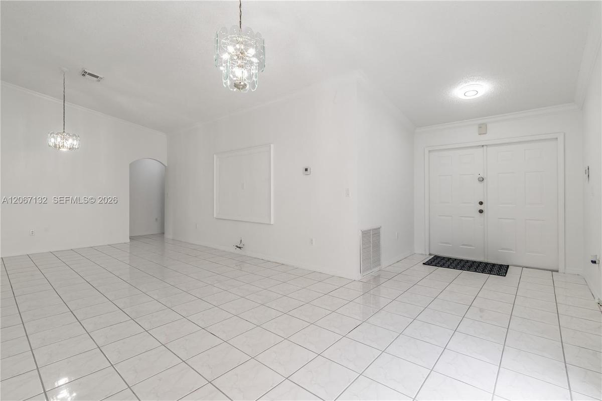 Foyer entry towards Dining & Living Rooms