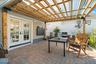 Patio with covered pergola