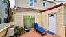 Deck in the backyard