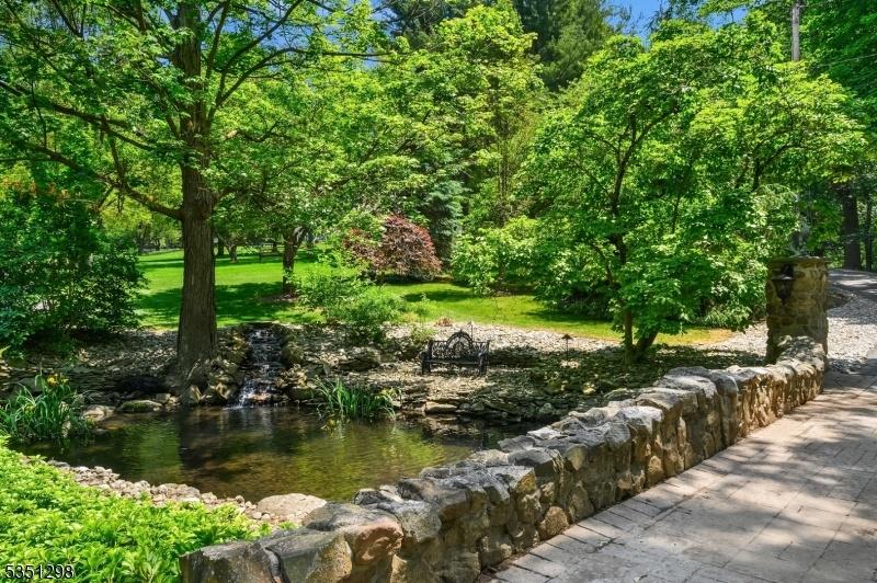 Entry with Pond and Waterfall