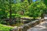 Entry with Pond and Waterfall