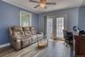 Bedroom/Den with French Doors to Deck