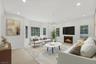 Family room virtually staged