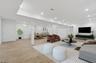 Basement virtually staged