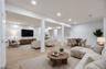 Basement virtually staged
