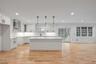 Center island in Kitchen