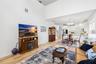 Great room, dining area and kitchen