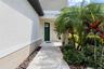 Walk way to front door