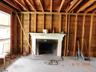 Living room fireplace
