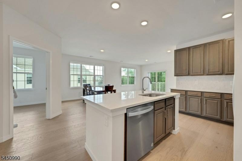 Kitchen with center island
