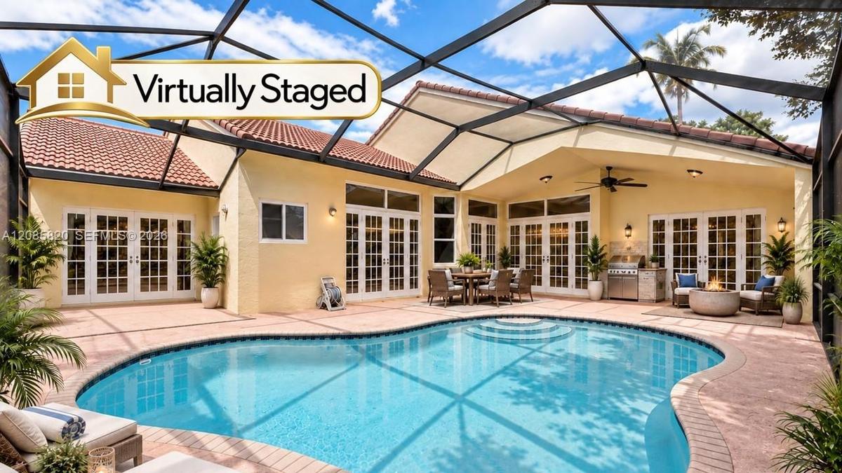 Virtually staged to showcase the space, scale and possibilities.