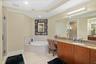 Double sinks and soaking tub