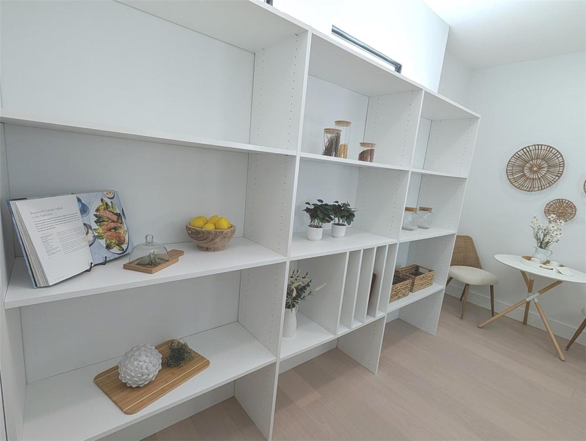 Spacious pantry