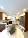 Eat-in-kitchen with sliders to deck