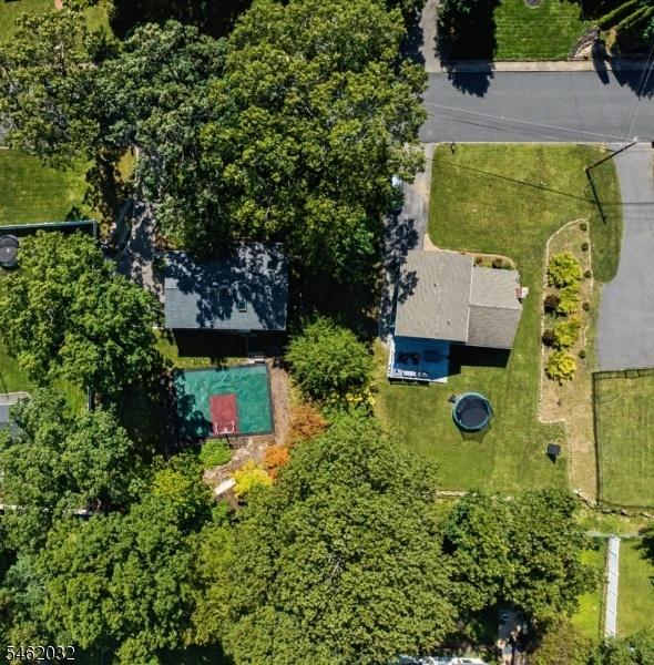 Aerial of Home and Yard