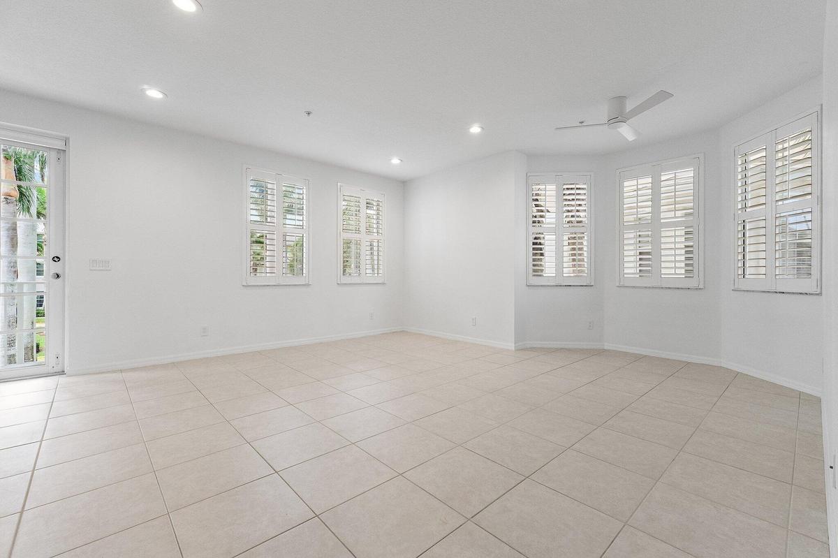 Bright and open living and dining area