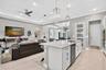 Large kitchen island with New Bosch Benchmark High End Dishwasher