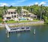 2330 Seven Oaks Lane waterfront with dock and resort style infinity pool