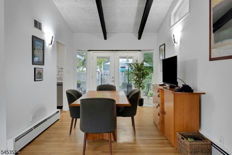 Dining room French dr to patio