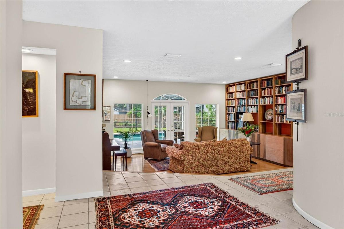 entrance to living room