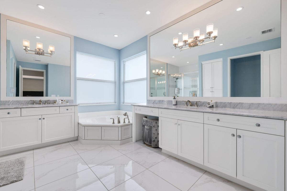 Primary Bathroom Double Vanity