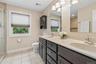 Primary Bath w/Dual Vanity and Beautifully Tiled Step-in Shower