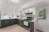 Updated kitchen with stainless steel appliances
