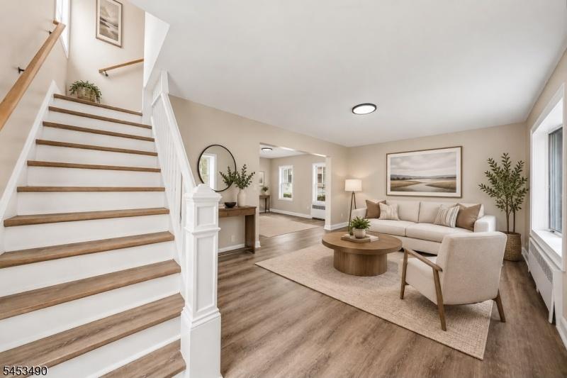 Family Room Virtually Staged