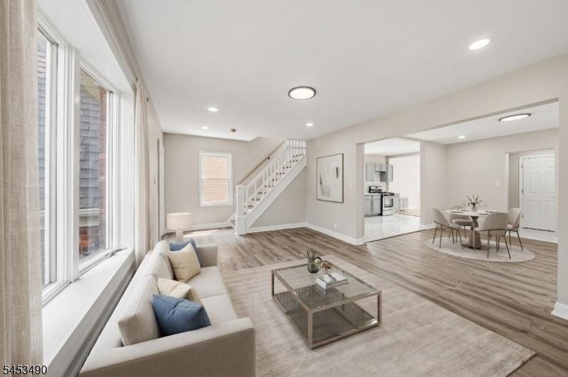Family Room Virtually Staged