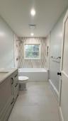 Hallway bathroom