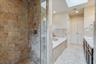 Steam shower and soaking tub