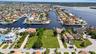 Aerial view looking east to South Channel  of Gulf