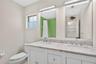 main bath off hallway - dual vanities