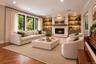 Virtually Staged family room