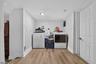 Basement laundry area