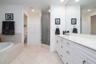 Master bath has two sinks, garden tub & step in shower.