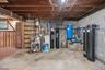 Unfinished basement area