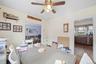 Dining room open layout to kitchen and living room