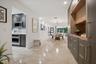 Kitchen Entrance and Custom Built In Bar