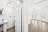 first floor powder room